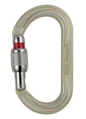PETZL OXAN Srew-Lock carabiner - silver