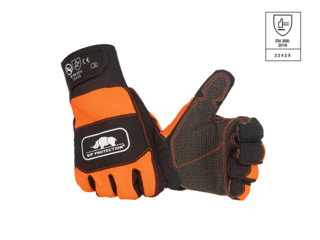 Pracovné rukavice SIP PROTECTION 2XD1 Hi-Vis oranžová/čierna