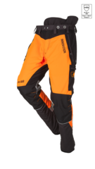 Protiporezové nohavice SIP PROTECTION 1SBW FOREST W-AIR REGULAR - 82 cm Hi-Vis oranžovo-čierna