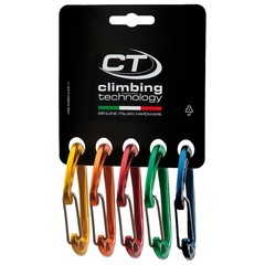CLIMBING TECHNOLOGY FLY-WEIGHT PACK carabiner - 5 colored pack