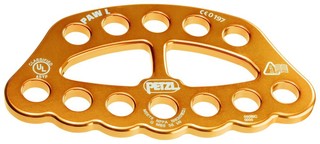 Anchor plate PETZL PAW - L - yellow
