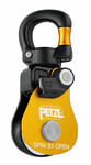Pulley with swivel hinge PETZL SPIN S1 OPEN