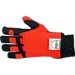 Chainsaw gloves SOLIDUR INFINITY class 1 - orange-black