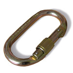 Carabiner AT HEIGHT K10 STEEL OVAL SCREW 25 kN
