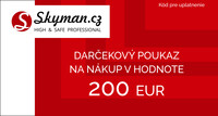 Darčekový poukaz na 200 EUR