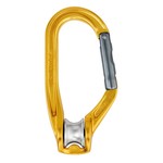 Carabiner with PETZL ROLLCLIP pulley
