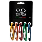 Karabína CLIMBING TECHNOLOGY FLY-WEIGHT PACK - 5 coloured pack
