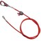 Steel core lanyards with positioner